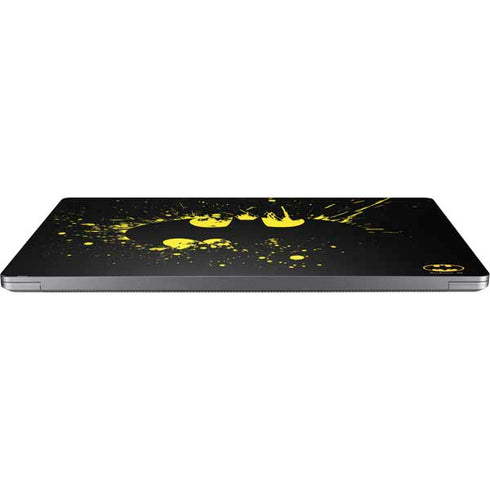 DC Comics Batman Logo Yellow Splash Universal Laptop 17in (13.8 x 10in) Skin