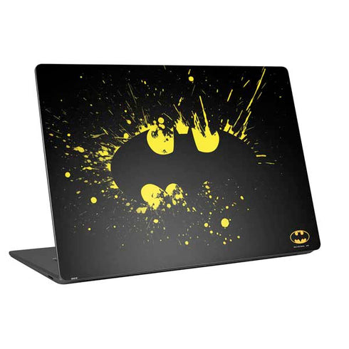 DC Comics Batman Logo Yellow Splash Universal Laptop 18in (14.6 x 10.6in) Skin