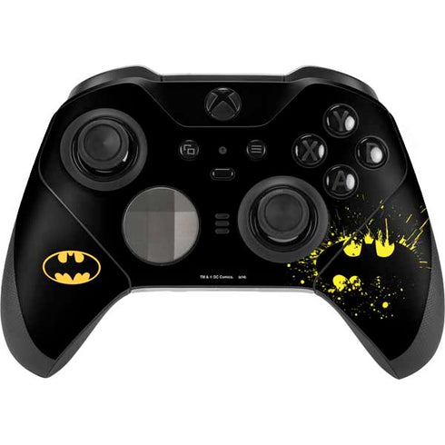 DC Comics Batman Logo Yellow Splash Xbox Elite Wireless Controller Series 2 Skin