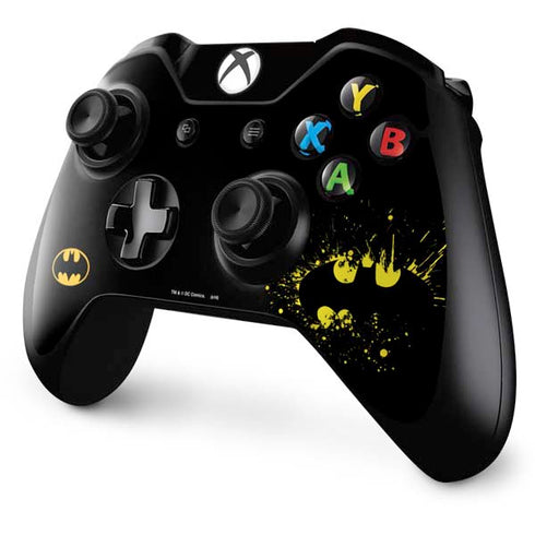 DC Comics Batman Logo Yellow Splash Xbox One Controller Skin