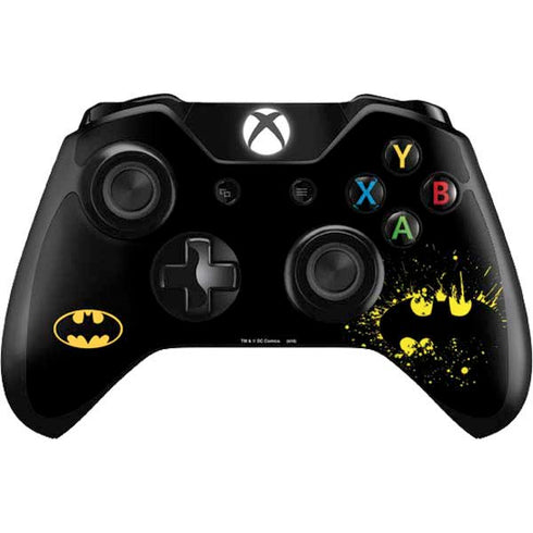 DC Comics Batman Logo Yellow Splash Xbox One Controller Skin