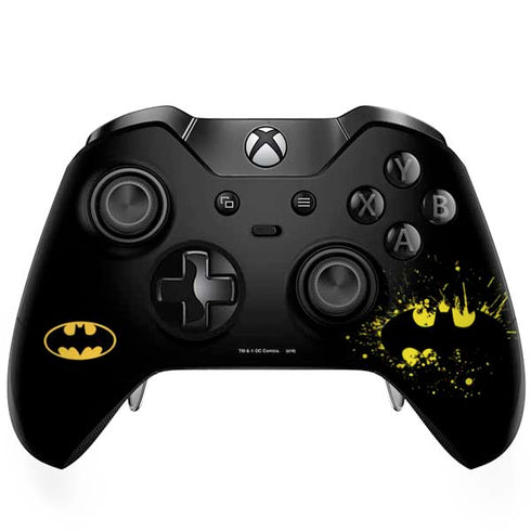 DC Comics Batman Logo Yellow Splash Xbox One Elite Controller Skin