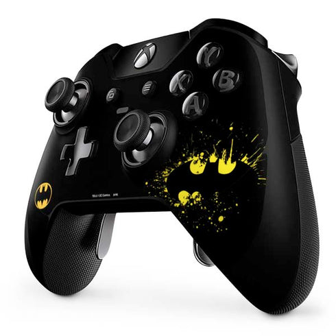 DC Comics Batman Logo Yellow Splash Xbox One Elite Controller Skin