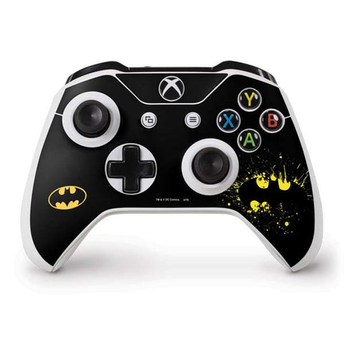 DC Comics Batman Logo Yellow Splash Xbox One S Controller Skin
