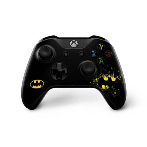 DC Comics Batman Logo Yellow Splash Xbox One X Bundle Skin