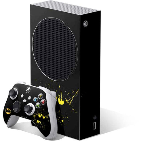 DC Comics Batman Logo Yellow Splash Xbox Series S Skins