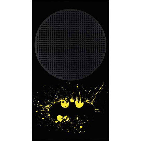 DC Comics Batman Logo Yellow Splash Xbox Series S Skins
