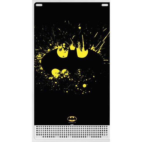 DC Comics Batman Logo Yellow Splash Xbox Series S Skins