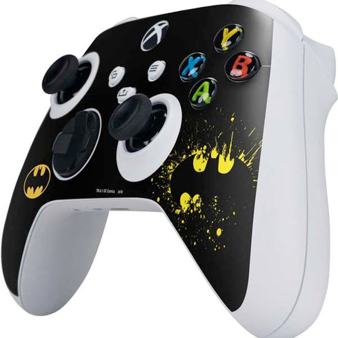 DC Comics Batman Logo Yellow Splash Xbox Series S Controller Skin