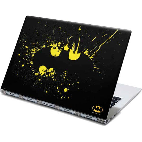 DC Comics Batman Logo Yellow Splash Yoga 910 2-in-1 14in Touch-Screen Skin