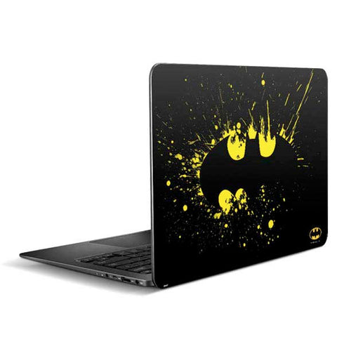 DC Comics Batman Logo Yellow Splash Zenbook UX305FA 13.3in Skin