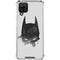 DC Comics Batman Mask Art Galaxy A12 Clear Case