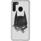 DC Comics Batman Mask Art Galaxy A21 Clear Case