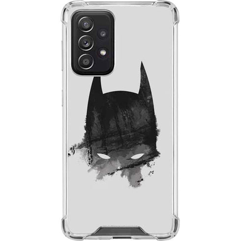 DC Comics Batman Mask Art Galaxy A52 5G Clear Case