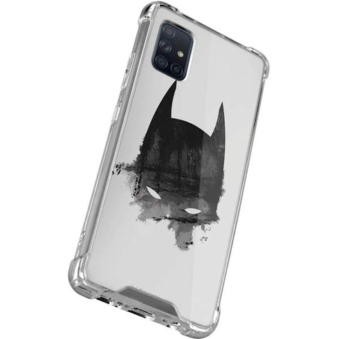 DC Comics Batman Mask Art Galaxy A71 5G Clear Case