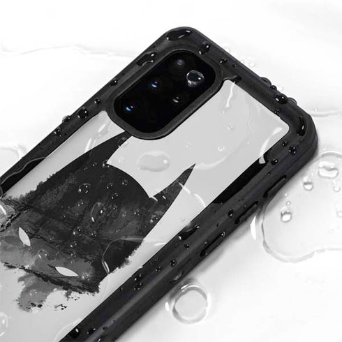 DC Comics Batman Mask Art Galaxy S20 Plus Waterproof Case
