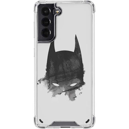 DC Comics Batman Mask Art Galaxy S21 5G Clear Case