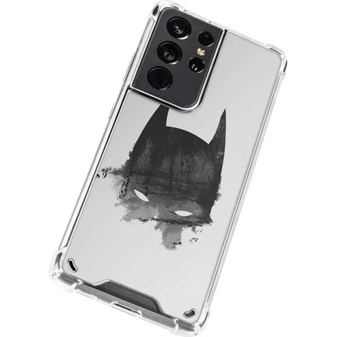 DC Comics Batman Mask Art Galaxy S21 Ultra 5G Clear Case