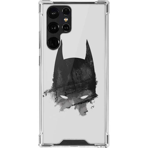 DC Comics Batman Mask Art Galaxy S22 Ultra Clear Case