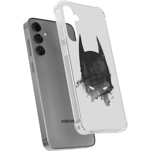 DC Comics Batman Mask Art Galaxy S24 Plus Clear Case