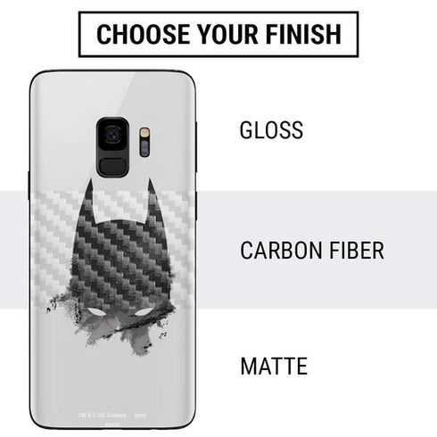 DC Comics Batman Mask Art Galaxy S9 Skin