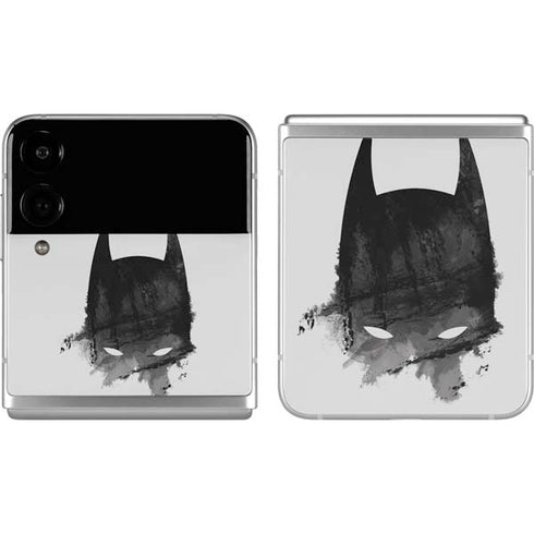 DC Comics Batman Mask Art Galaxy Z Flip4 5G Skin