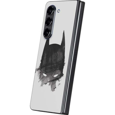 DC Comics Batman Mask Art Galaxy Z Fold5 5G Skin