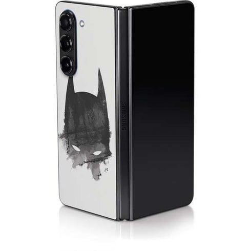 DC Comics Batman Mask Art Galaxy Z Fold5 5G Skin