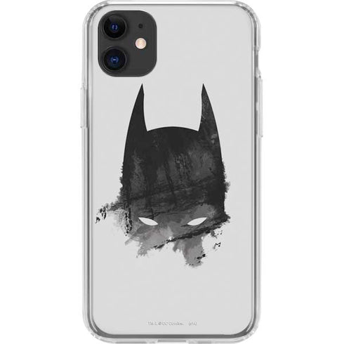 DC Comics Batman Mask Art iPhone 11 Clear Case