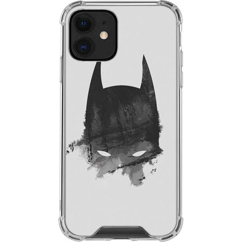DC Comics Batman Mask Art iPhone 12 Clear Case