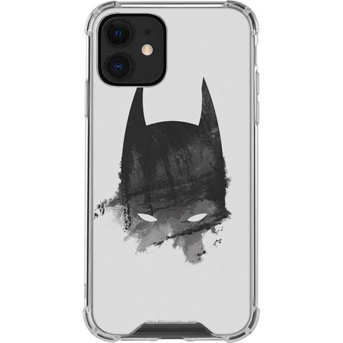 DC Comics Batman Mask Art iPhone 12 Mini Clear Case