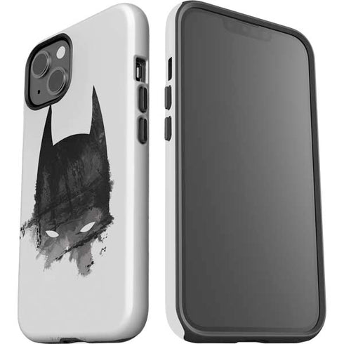 DC Comics Batman Mask Art iPhone 15 Plus Impact Case