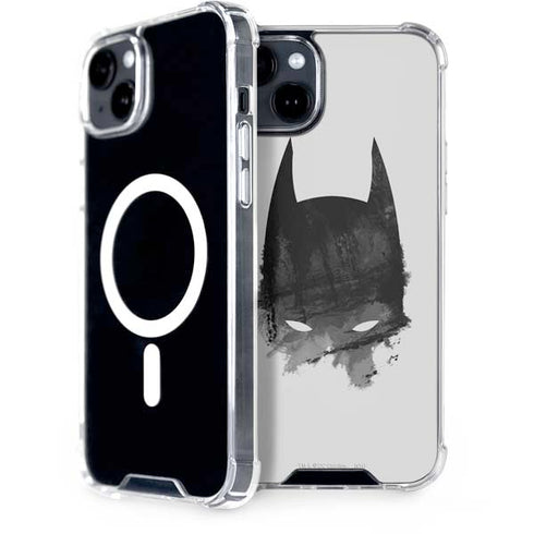 DC Comics Batman Mask Art iPhone 15 Plus MagSafe Case