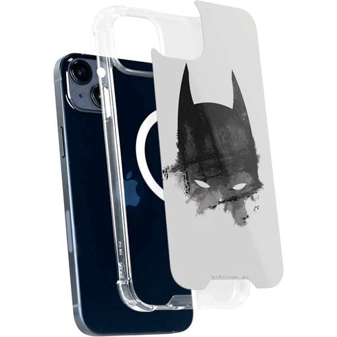 DC Comics Batman Mask Art iPhone 15 Plus MagSafe Case