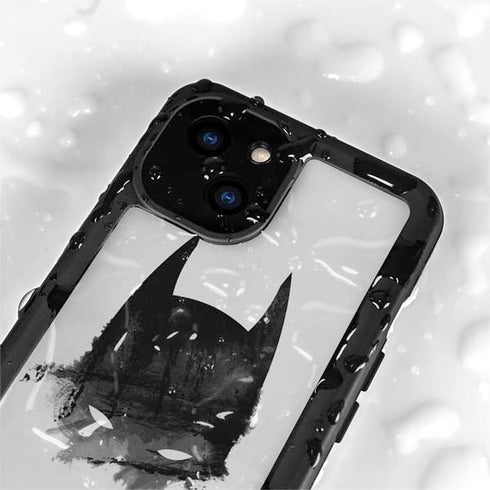 DC Comics Batman Mask Art iPhone 15 Waterproof Case