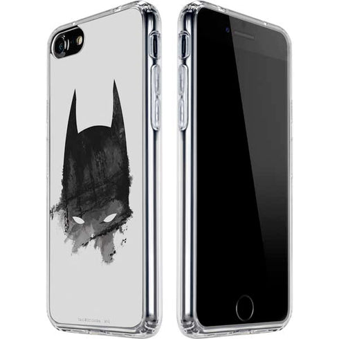 DC Comics Batman Mask Art iPhone SE (2nd & 3rd Gen) Clear Case