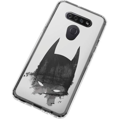 DC Comics Batman Mask Art LG K51/Q51 Clear Case