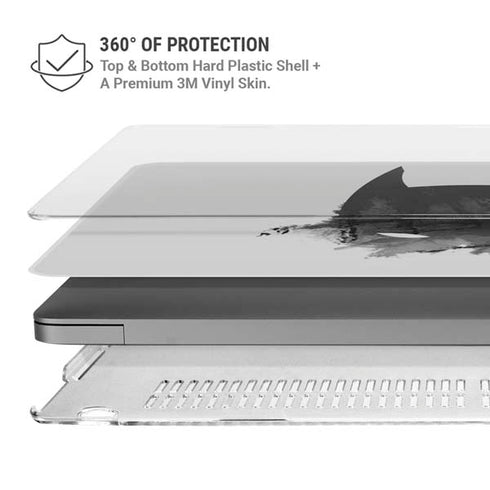 DC Comics Batman Mask Art MacBook Pro 16in (2021-25) Case plus Skin