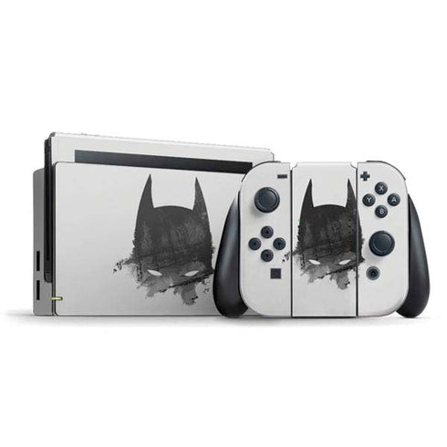 DC Comics Batman Mask Art Nintendo Switch Bundle Skin