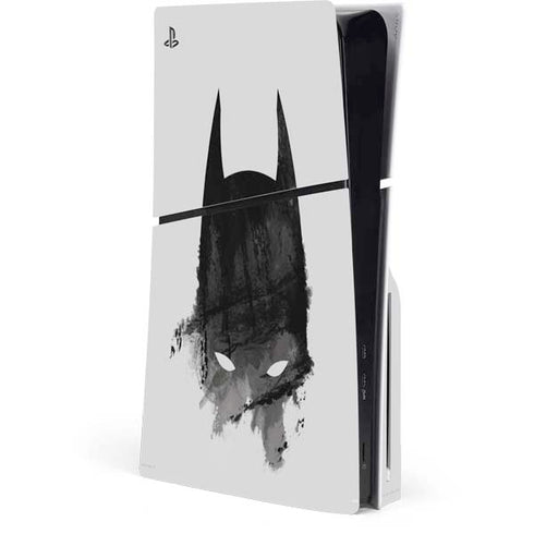 DC Comics Batman Mask Art PS5 Slim Disk Console Skin