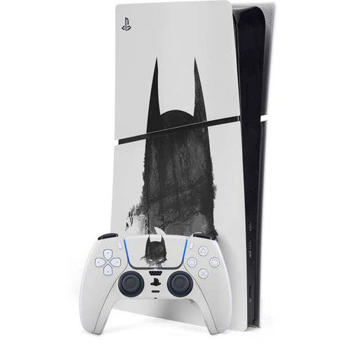 DC Comics Batman Mask Art PS5 Slim Digital Edition Console Skin