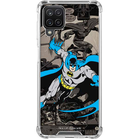 DC Comics Batman Classic Art Galaxy A12 Clear Case