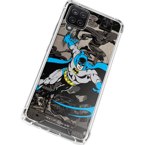 DC Comics Batman Classic Art Galaxy A12 Clear Case