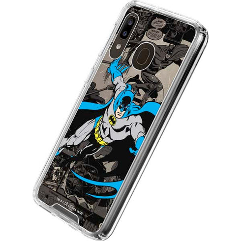 DC Comics Batman Classic Art Galaxy A30 Clear Case