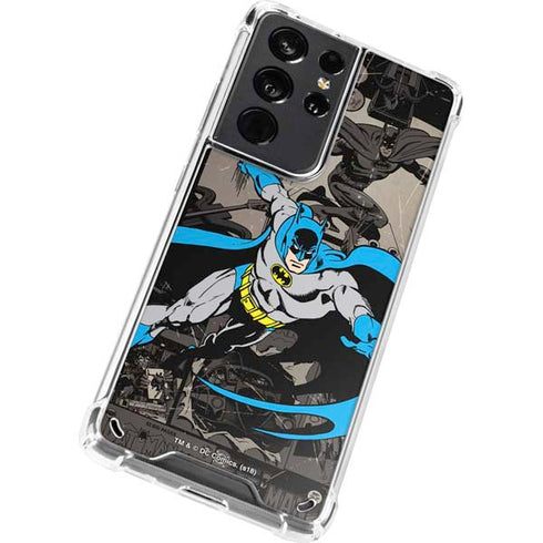 DC Comics Batman Classic Art Galaxy S21 Ultra 5G Clear Case