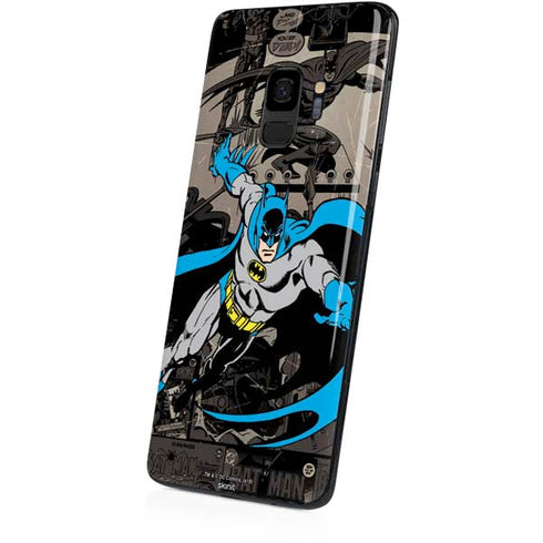 DC Comics Batman Classic Art Galaxy S9 Skin
