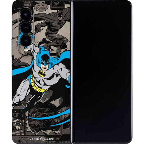 DC Comics Batman Classic Art Galaxy Z Fold4 5G Skin