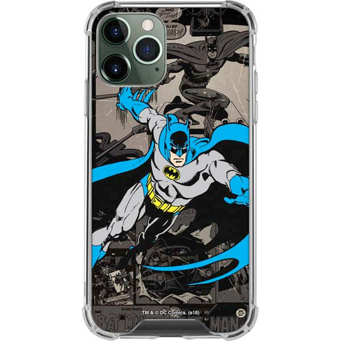 DC Comics Batman Classic Art iPhone 11 Pro Max Clear Case