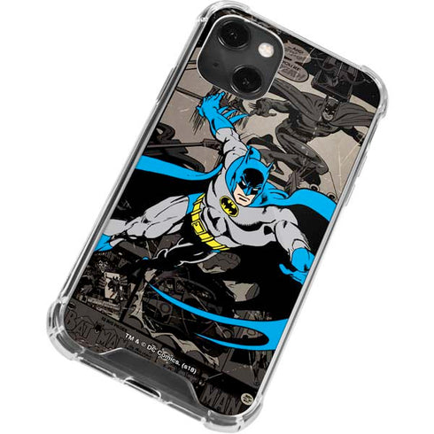 DC Comics Batman Classic Art iPhone 14 Plus Clear Case