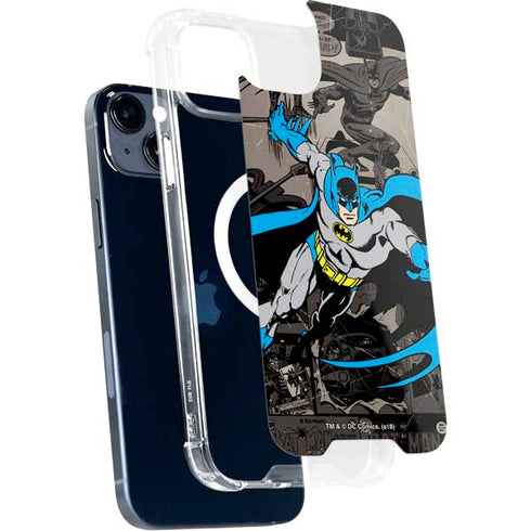DC Comics Batman Classic Art iPhone 15 Plus MagSafe Case